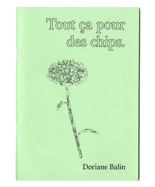 Tout ça pour des chips détouré Tout ça pour des chips. Doriane Balin